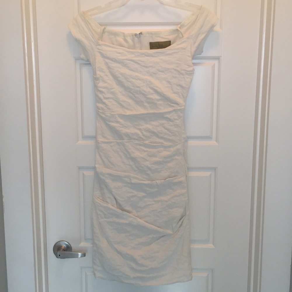 White Nicole Miller Cocktail Dress - size 4
